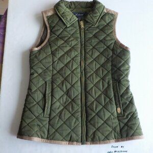 Eland Kids Puffer Vest Olive Green Size 5/6